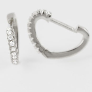 Preview: Jacques Lemans SE-O199A Damen Ohrringe Ohrstecker Sterlingsilber mit White Topaz